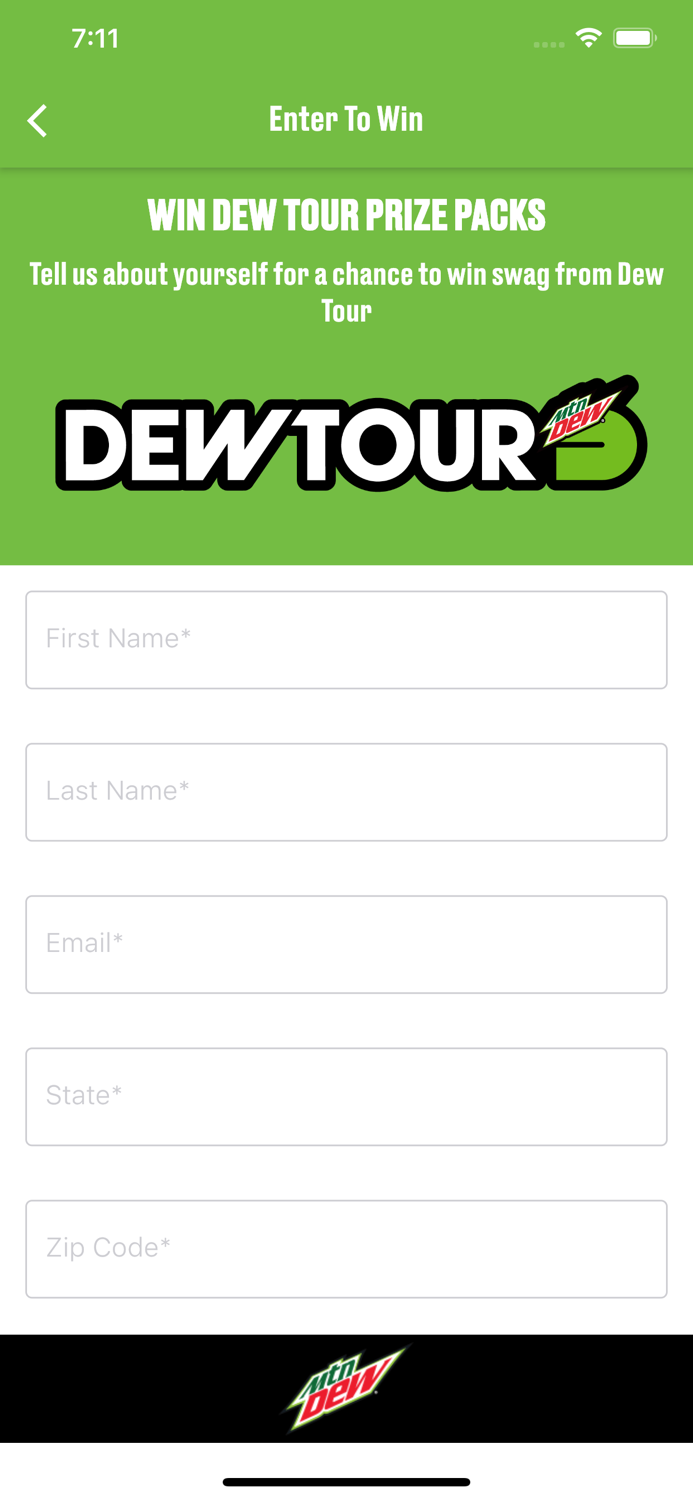 Dew Tour Contest Series