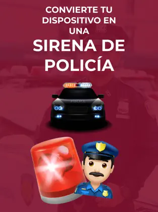 Captura 1 Policía: Sirenas y luces iphone