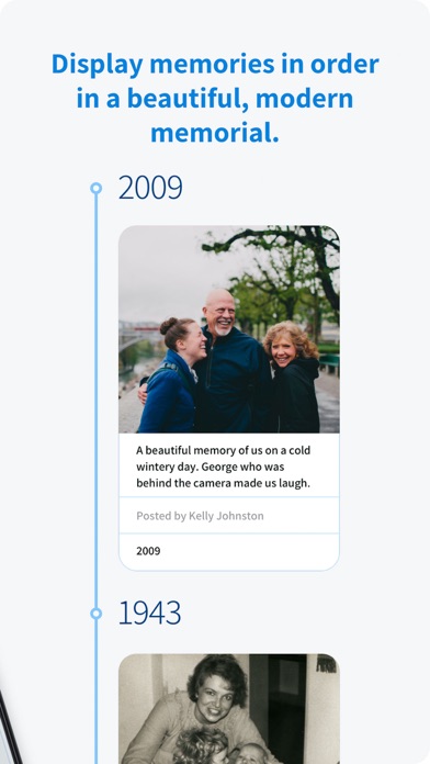 Memories - Online Memorials screenshot two