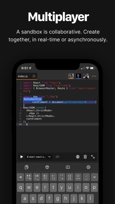 play.js - JavaScript IDEScreenshot of 2