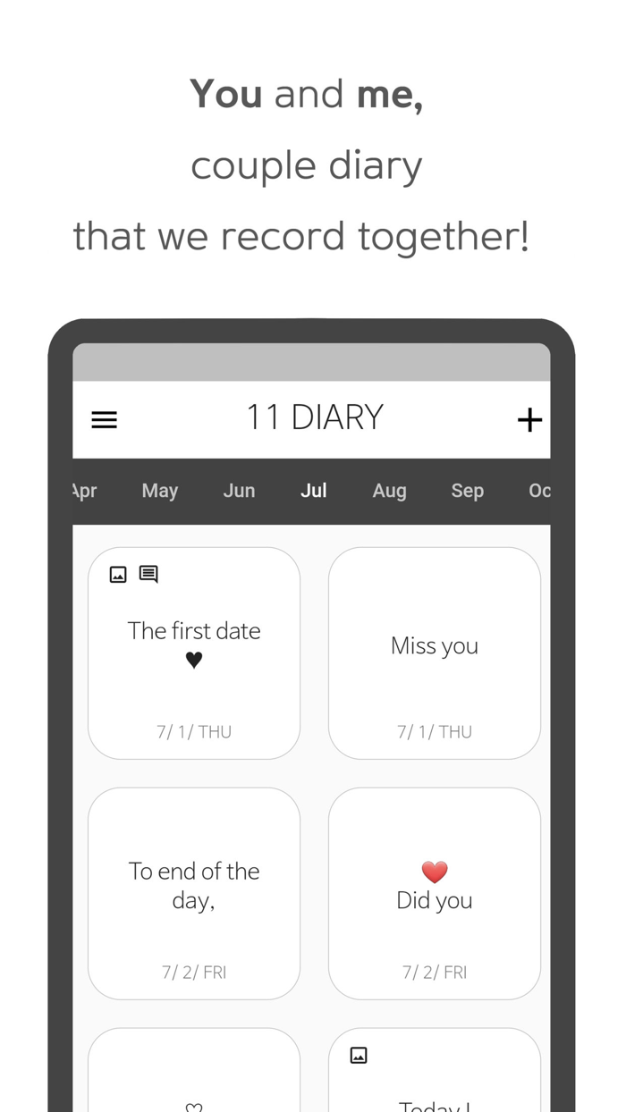 11 DIARY - Simple Couple Diary