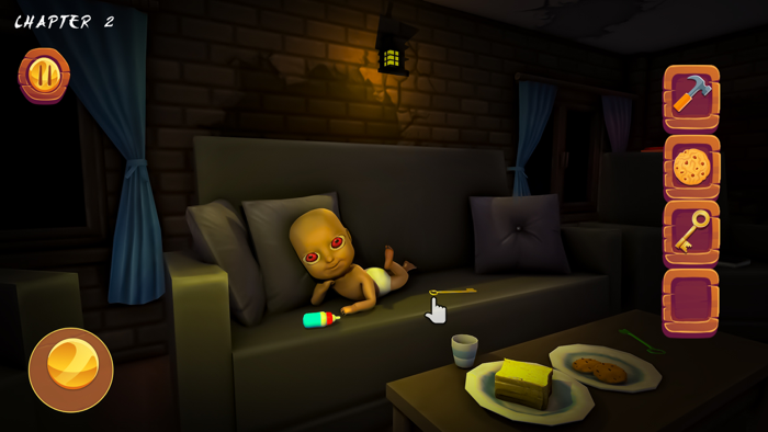 My Baby In Dark Yellow House