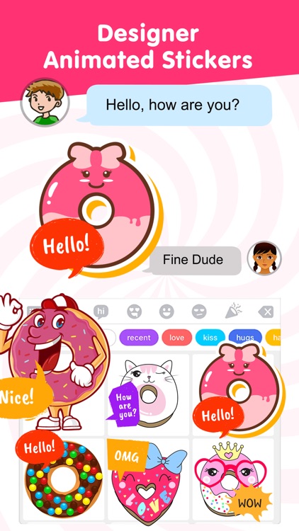 Animated Funny Donut Stickers screenshot-2