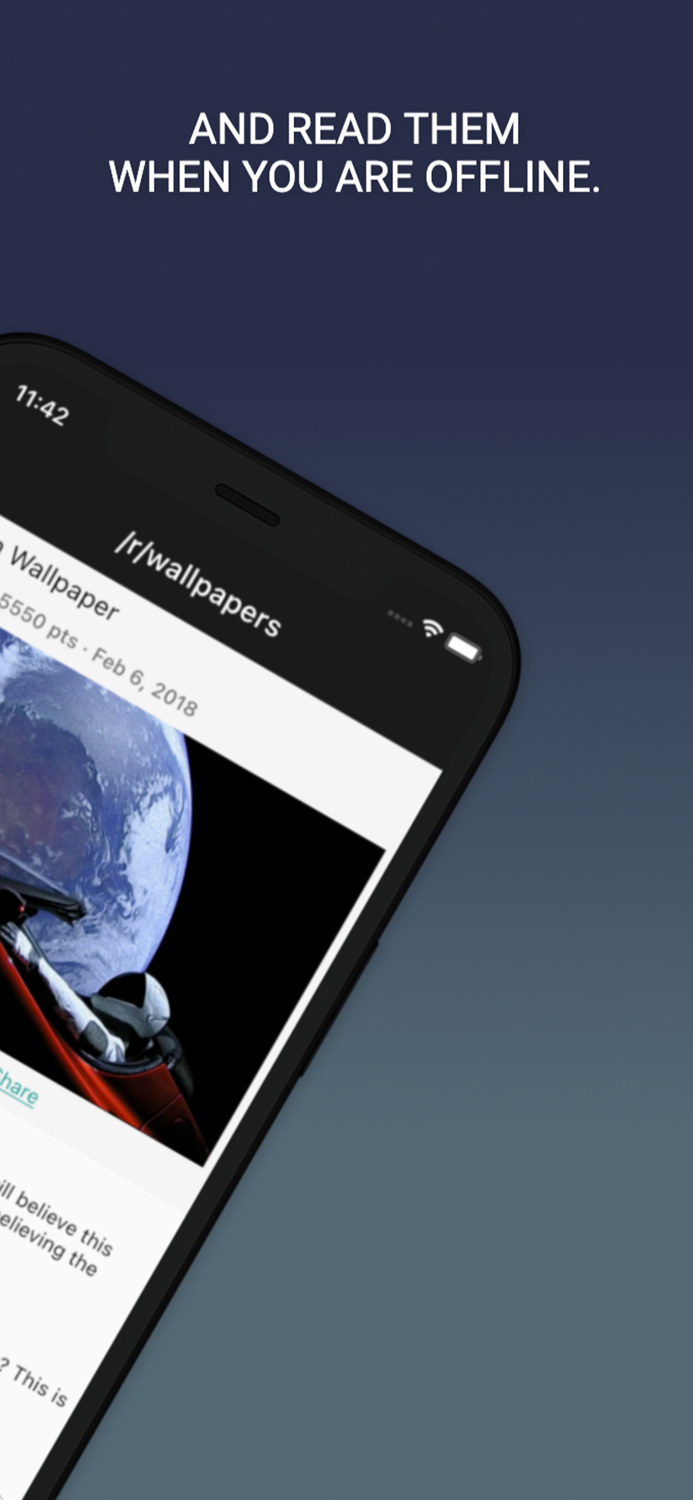 Offline Reader for reddit