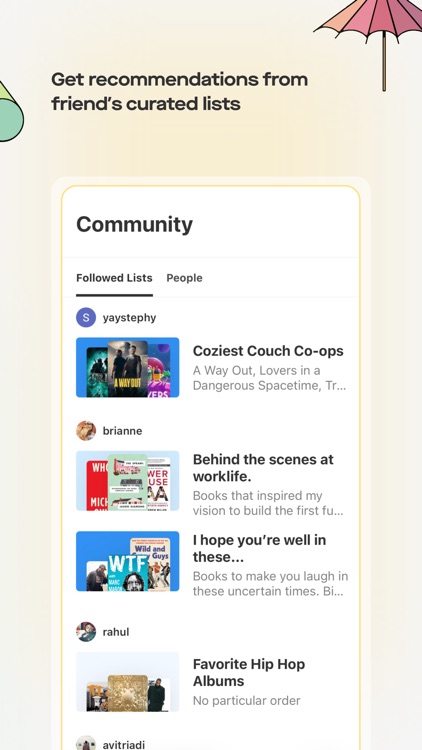 Summer app: your curated lists screenshot-3