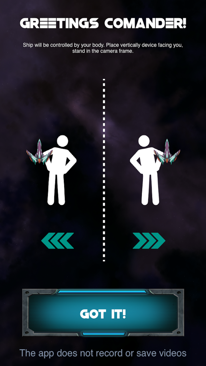 GalaxyFit - body control game