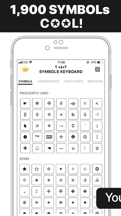 All Symbol Keyboard Fonts Aa screenshot-3
