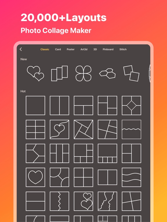 InstaCollage Pro - Pic Frame & Photo Collage & Caption Editor for Instagram FREE screenshot