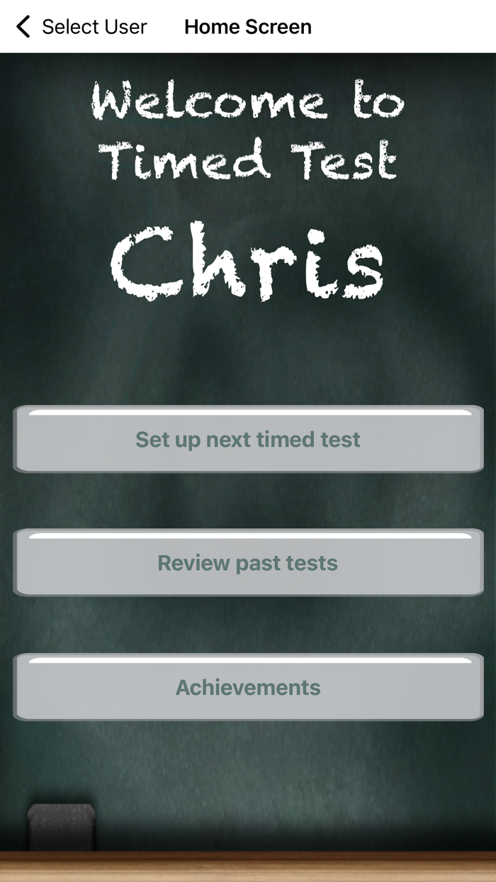 Timed Test for Math Facts