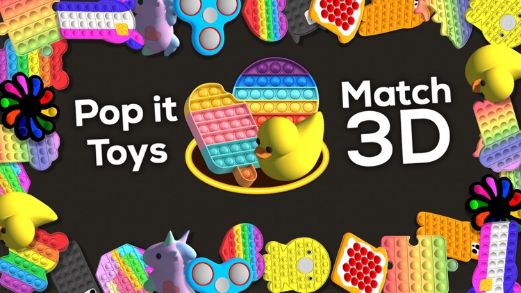 Pop it fidget toys match 3D screenshot-5