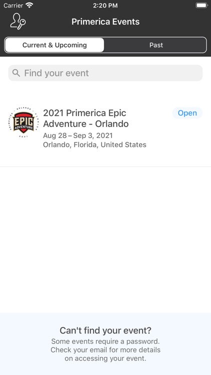 Primerica Event App