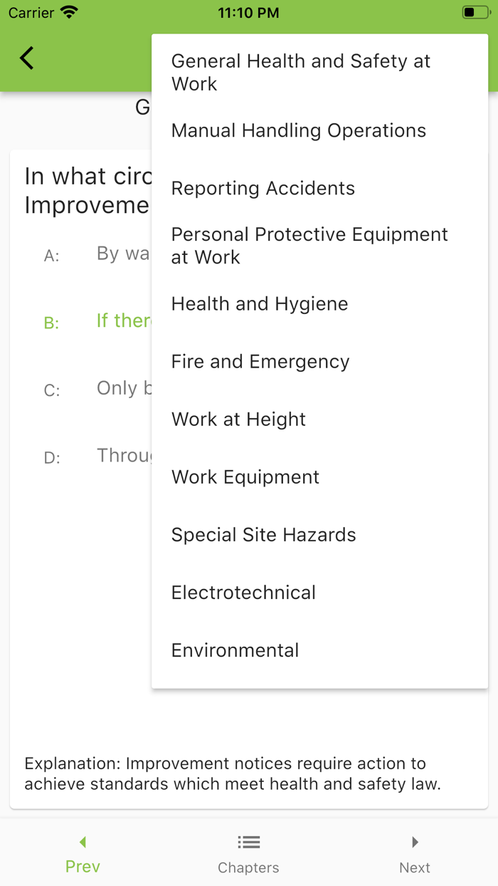ECS Health  Safety Assessment