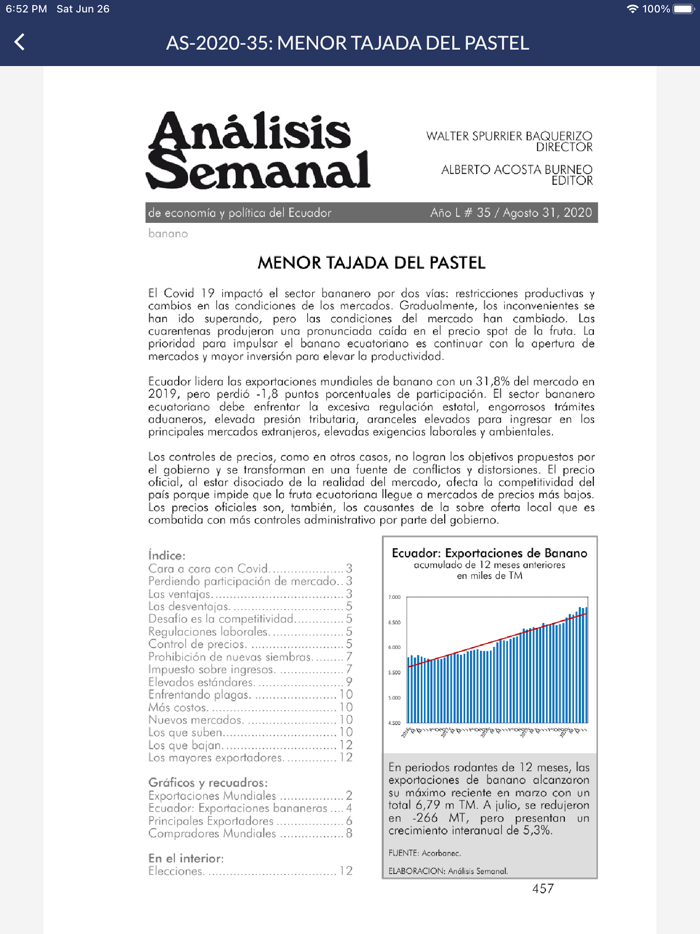 Análisis Semanal