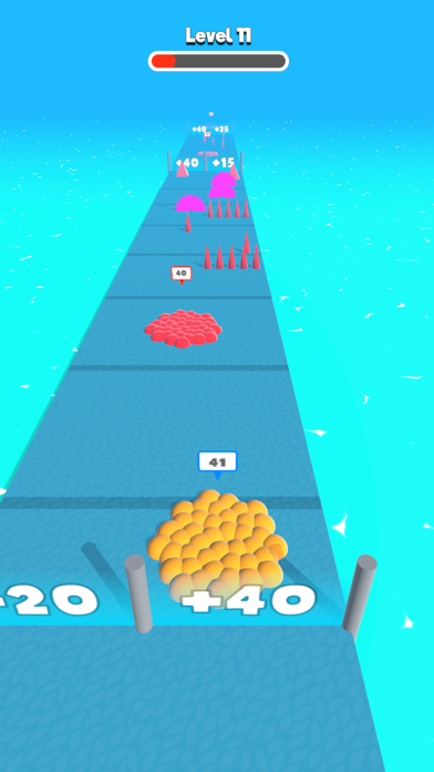 Screenshot #1 pour Slime Crowd - Count Battle 3D