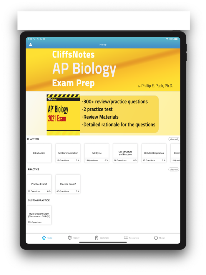 CLIFFSNOTES AP BIOLOGY - GUIDE