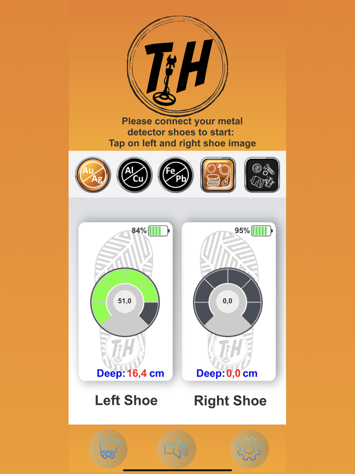 Giày dò kim loại