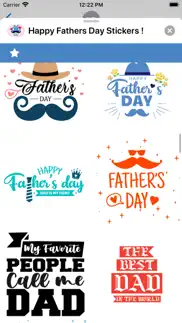 happy fathers day stickers ! iphone screenshot 3
