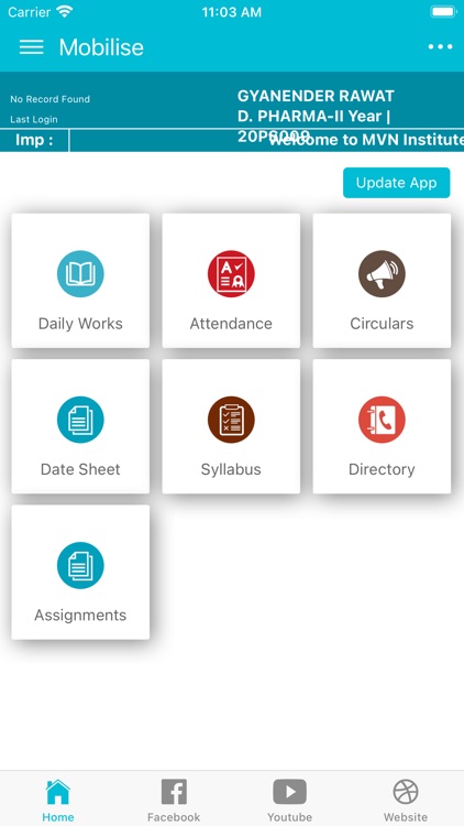 MVN University Student App