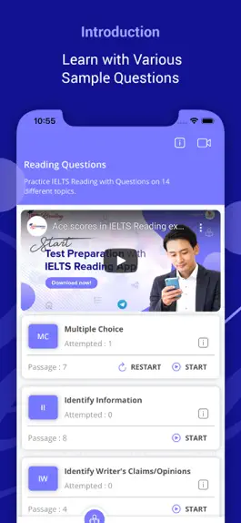 Game screenshot IELTS Tutorials - Reading apk