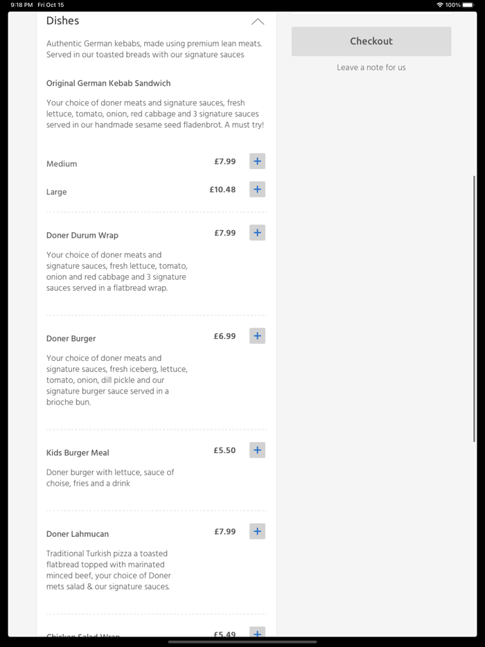 Chico’s German Doner, Swindon