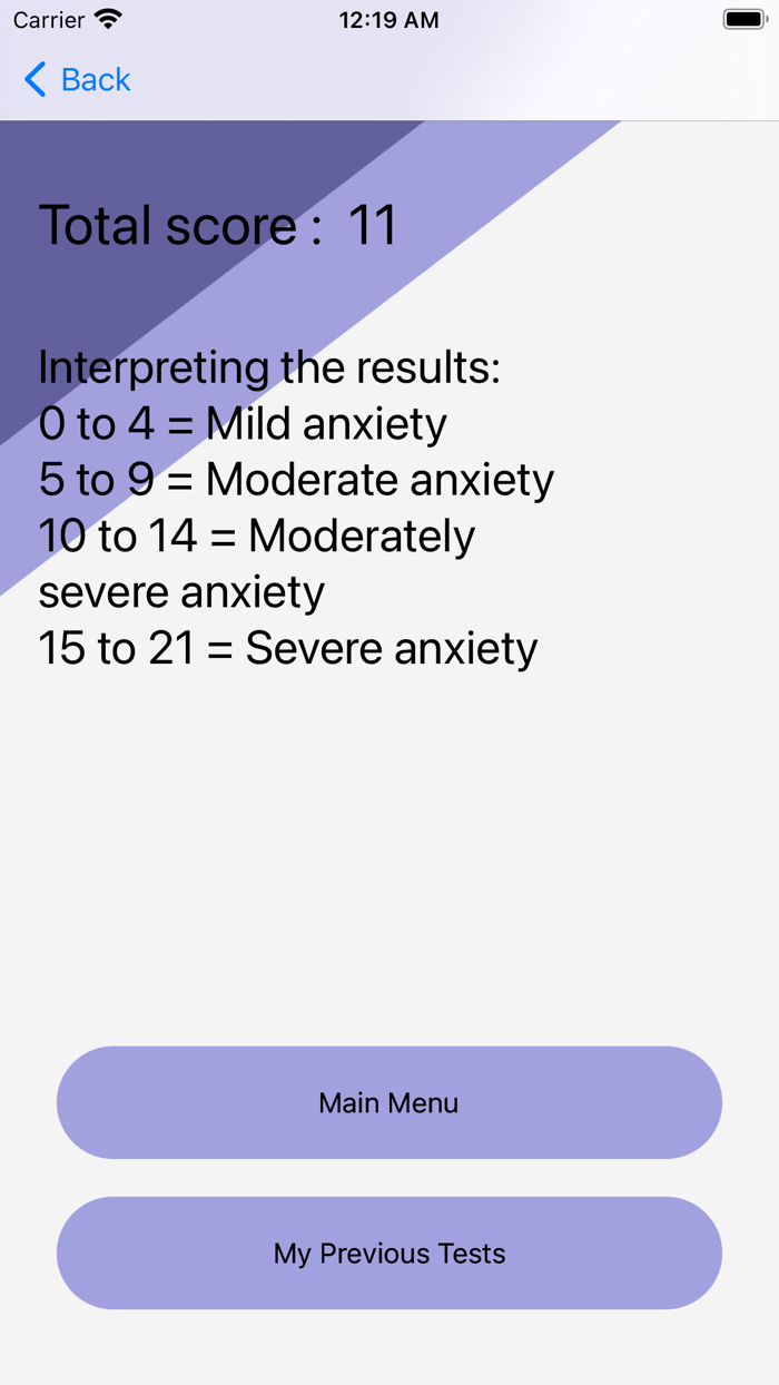 Anxiety Test GAD-7