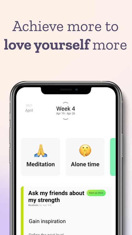 Ubjective – habits and goals