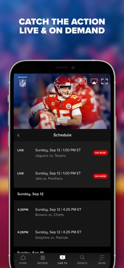 Paramount+ app screenshot