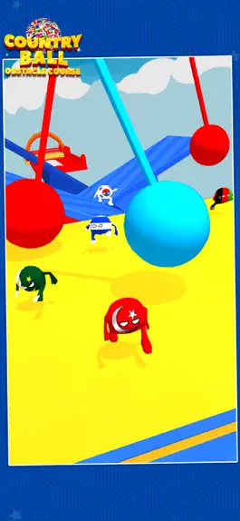 Game screenshot Country Balls Obstacle Course apk