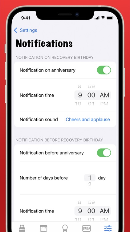 Recovery Birthdays