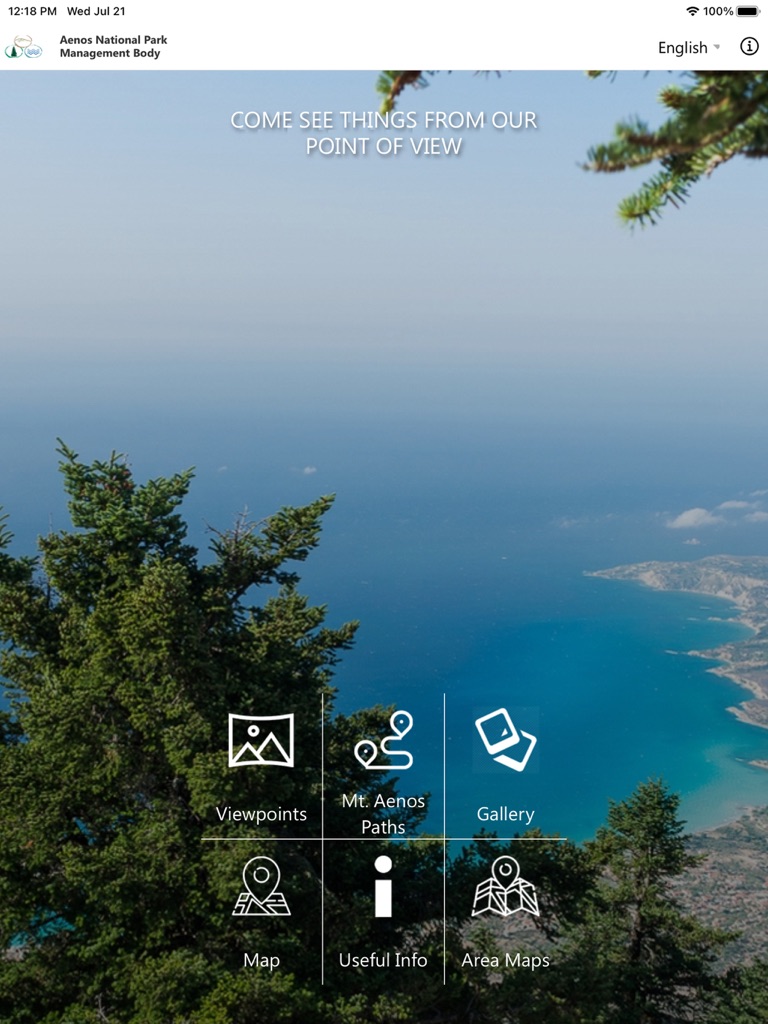 【图】Aenos National Park App(截图3)