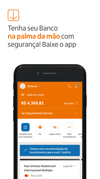 How to cancel & delete Banco Itaú - sua conta no app from iphone & ipad 3