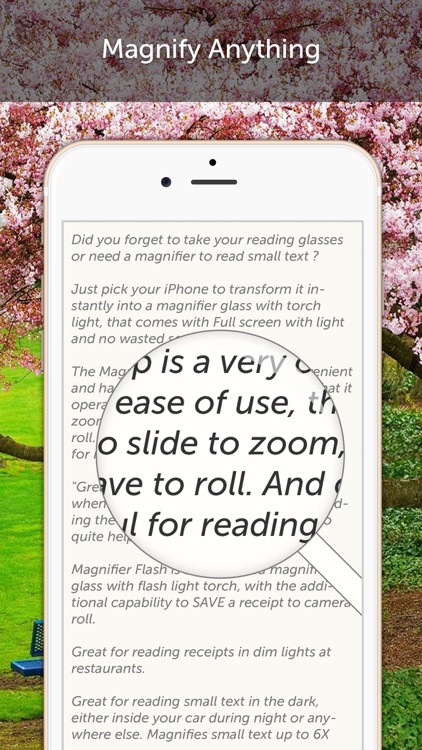 Magnifying Glass & Flash Light screenshot-0
