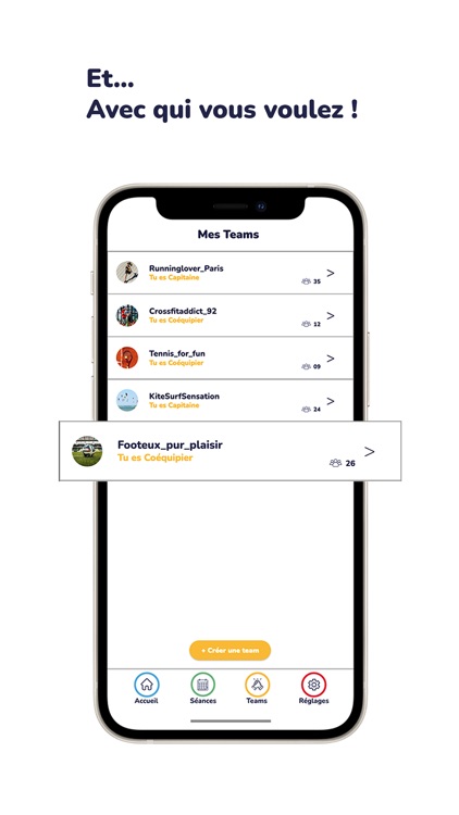With My Team - Sport en groupe screenshot-4