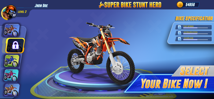 Mega Ramp Bike Stunts Game 3D