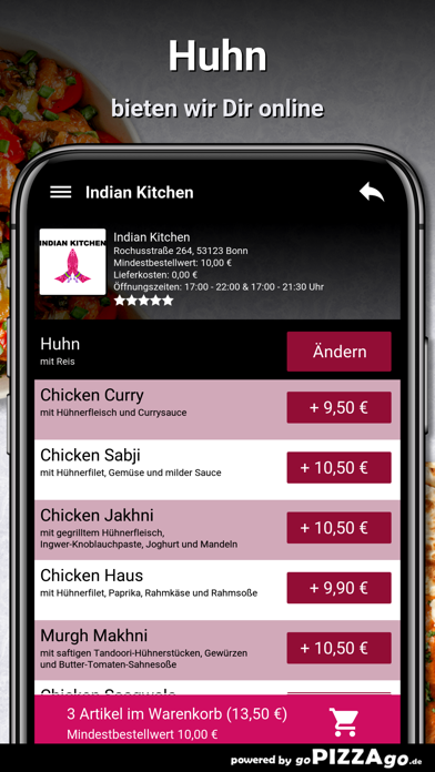 Indian Kitchen Bonn screenshot 5