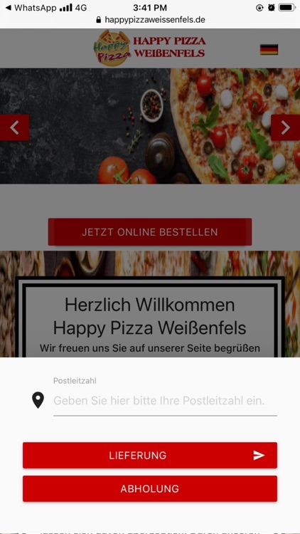 Happy Pizza Weissenfels