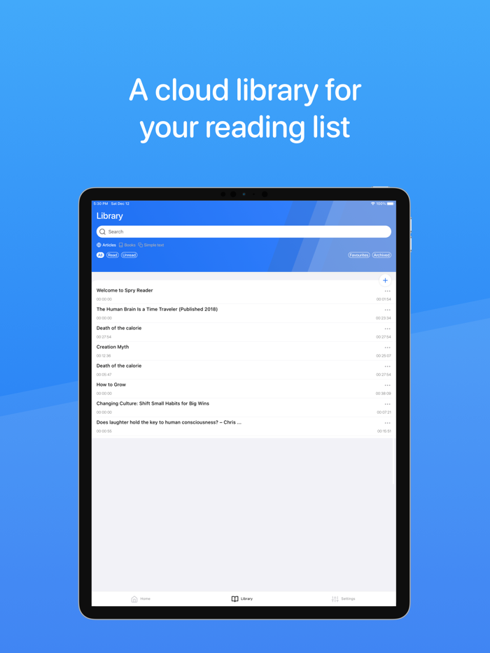 Spry - Instant Speed Reading