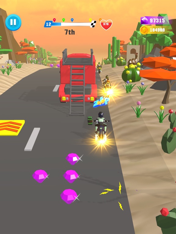 Racing Clash - Road Smash Moto screenshot 3