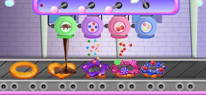 甜甜圈制造商工厂