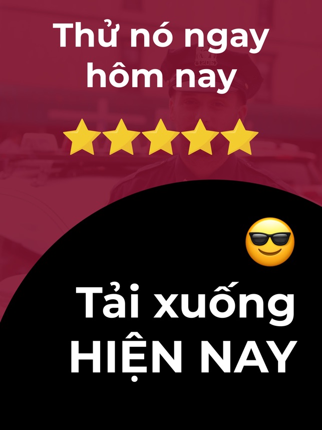 Âm thanh và đèn còi cảnh sát