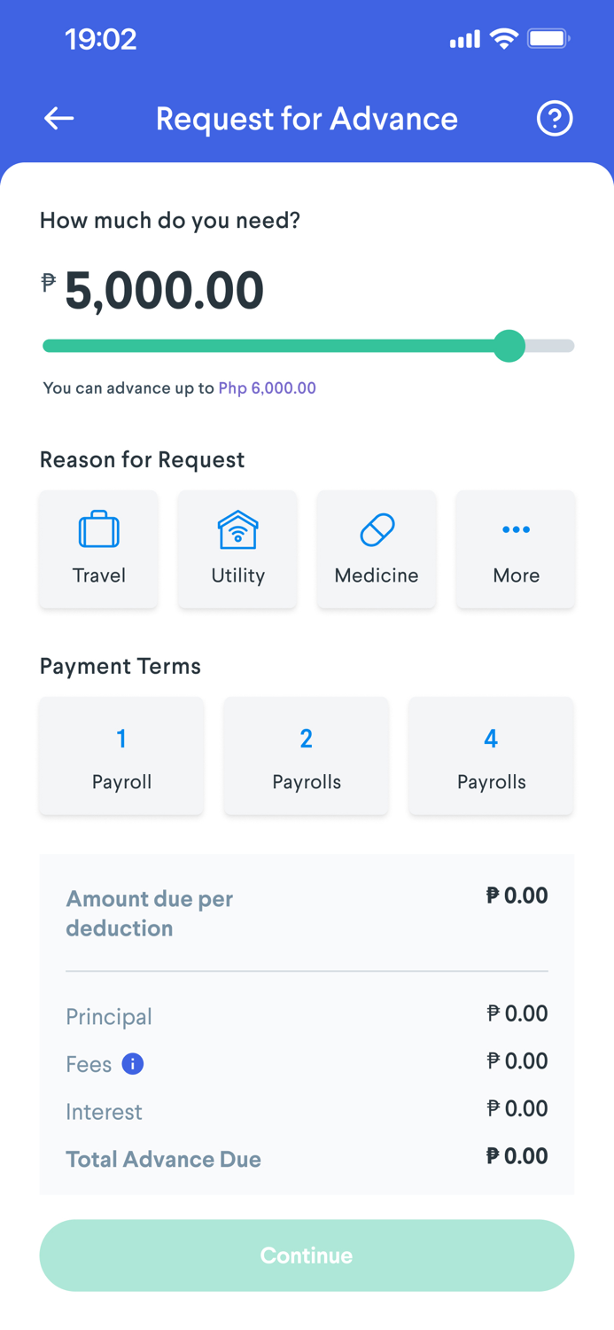 Advance - Salary on-demand