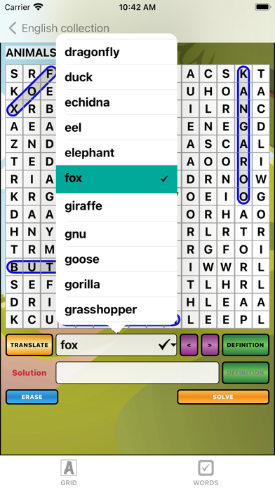 Word Search & Definition (LX) screenshot 4