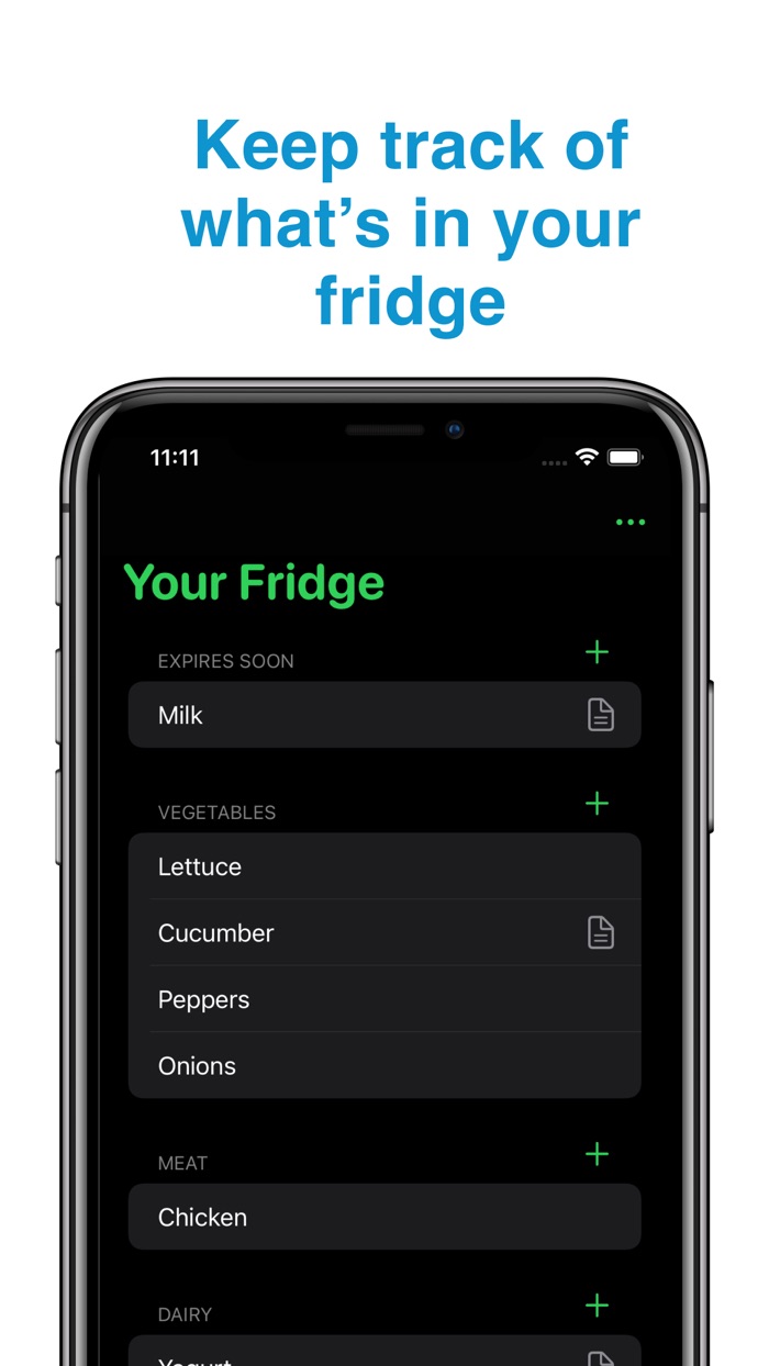 Fridgy - Fridge Management