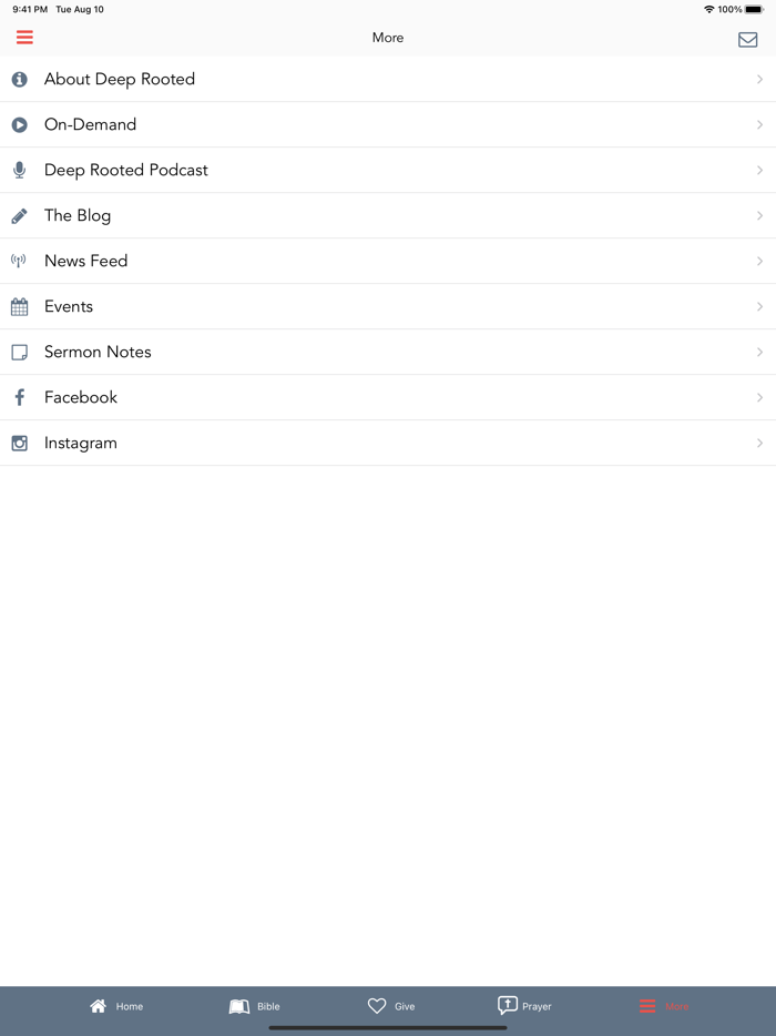 Deep Rooted Ministries App