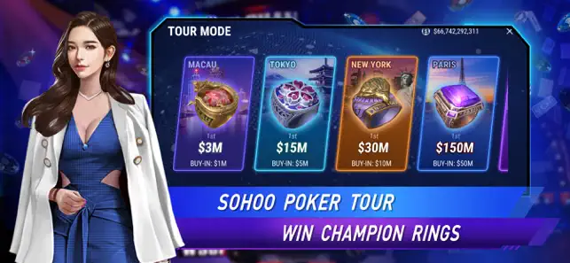 Screenshot 3 Sohoo Poker - Texas Hold'em iphone