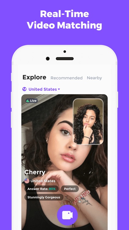 CuteU-Live Video Chat App screenshot-3