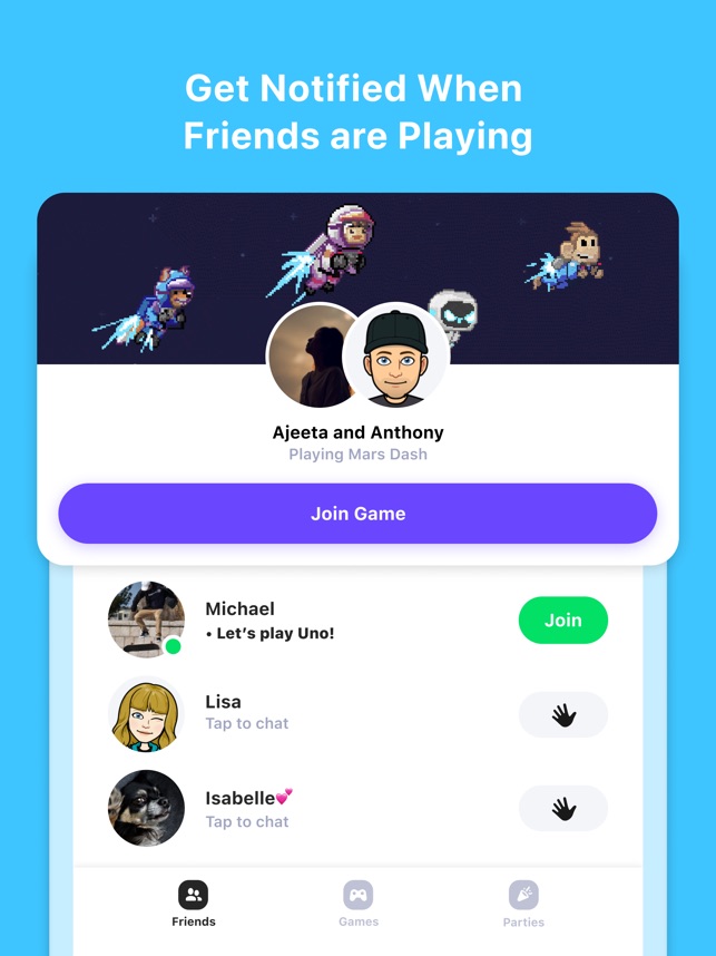 Games to play with friends chat