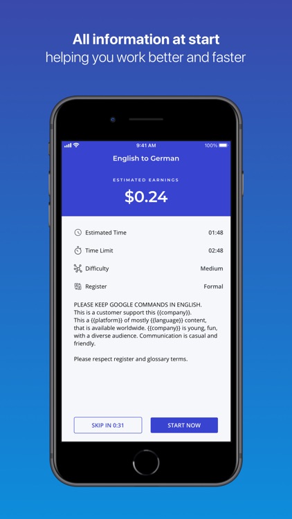 Unbabel for translators screenshot-4