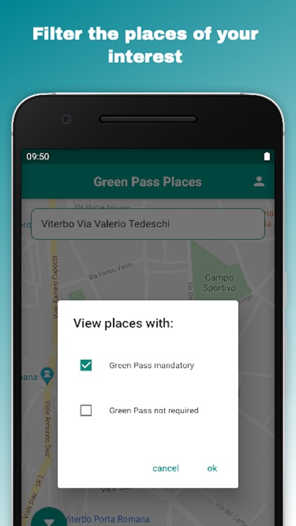 Green Pass Places