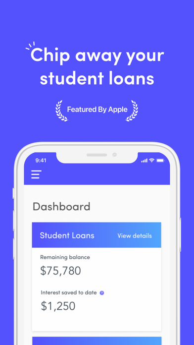 How to cancel & delete Chipper: Crush Student Loans from iphone & ipad 1